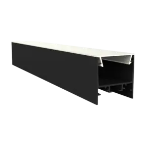 Zwart LED profiel inclusief opaal klikafdekking  30 mm x 30,92 mm - XL306ZWART