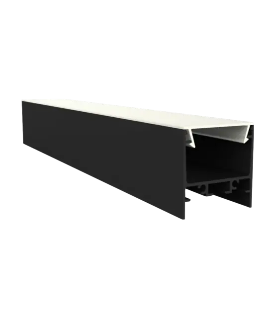 Zwart LED profiel inclusief opaal klikafdekking  30 mm x 30,92 mm - XL306ZWART
