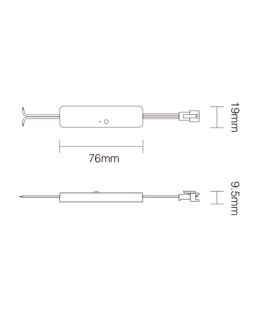 Mini compacte SPI Controller 3-in-1 - Enkelkleurig/RGB/RGBW/RGBWW 2048 pixel - 5V-12V-24V - Miboxer SPIR3
