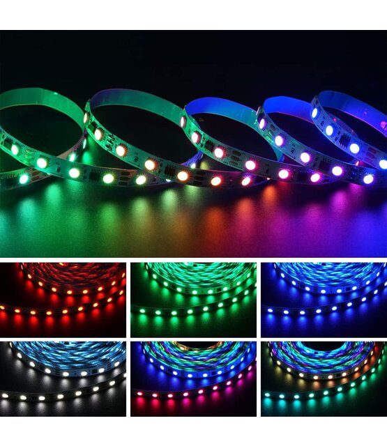 DIGILED LED strip WS2814 RGBWW 18W 24VDC IP30 5m Rol - PIXEL PRO