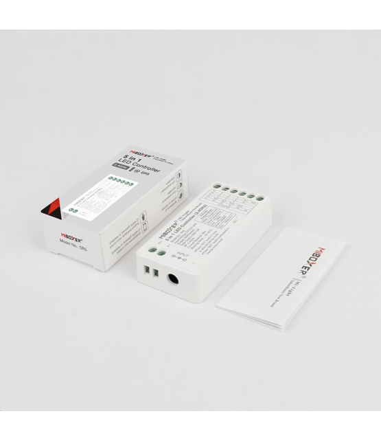 LED controller 5 in 1 - voor Single Color/Dual White/RGB/RGBW/RGBWW/RGBCCT LED strips 12-24v - SR5