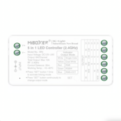 LED controller 5 in 1 - voor Single Color/Dual White/RGB/RGBW/RGBWW/RGBCCT LED strips 12-24v - SR5