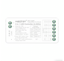 LED controller 5 in 1 - voor Single Color/Dual White/RGB/RGBW/RGBWW/RGBCCT LED strips 12-24v - SR5
