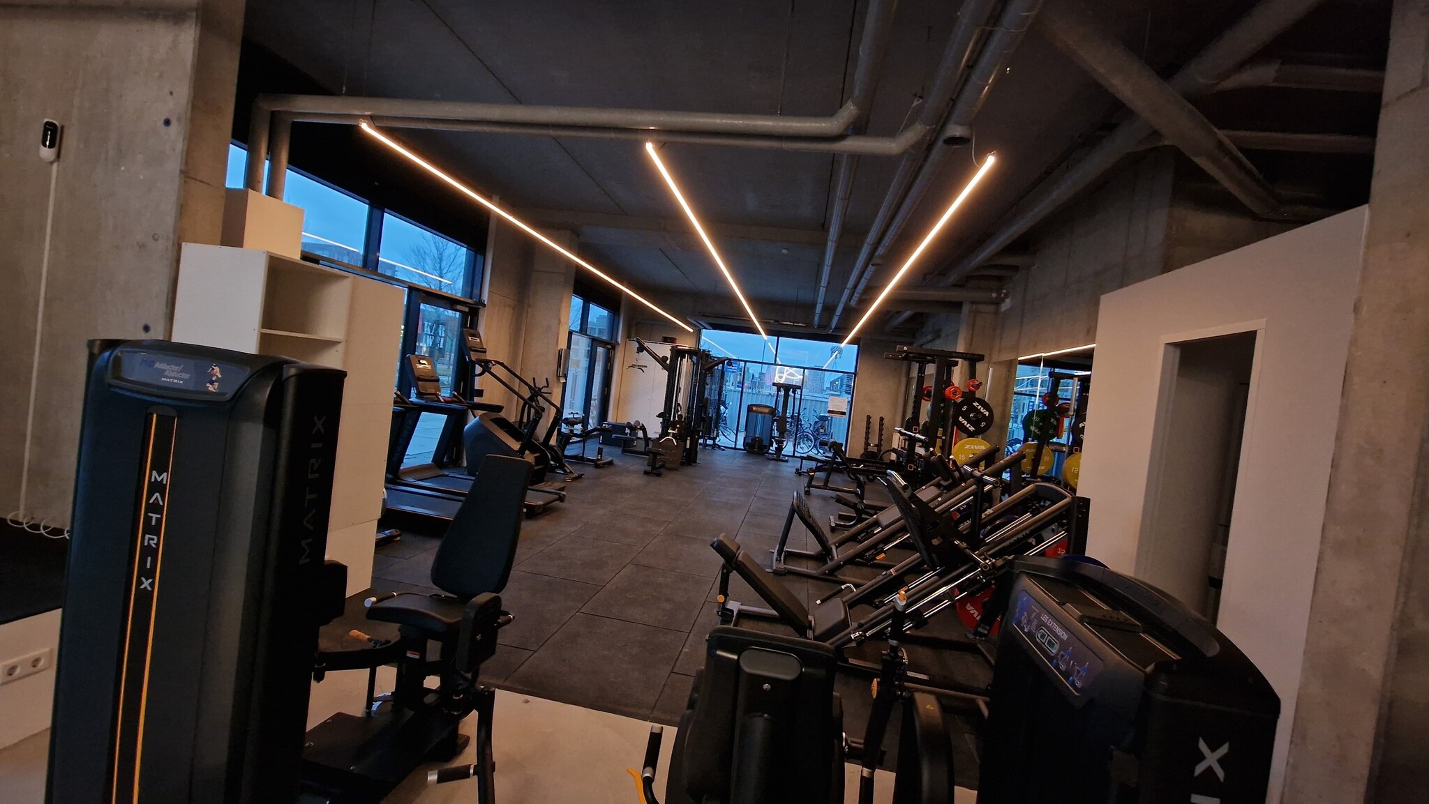 Concepten led verlichting sportschool