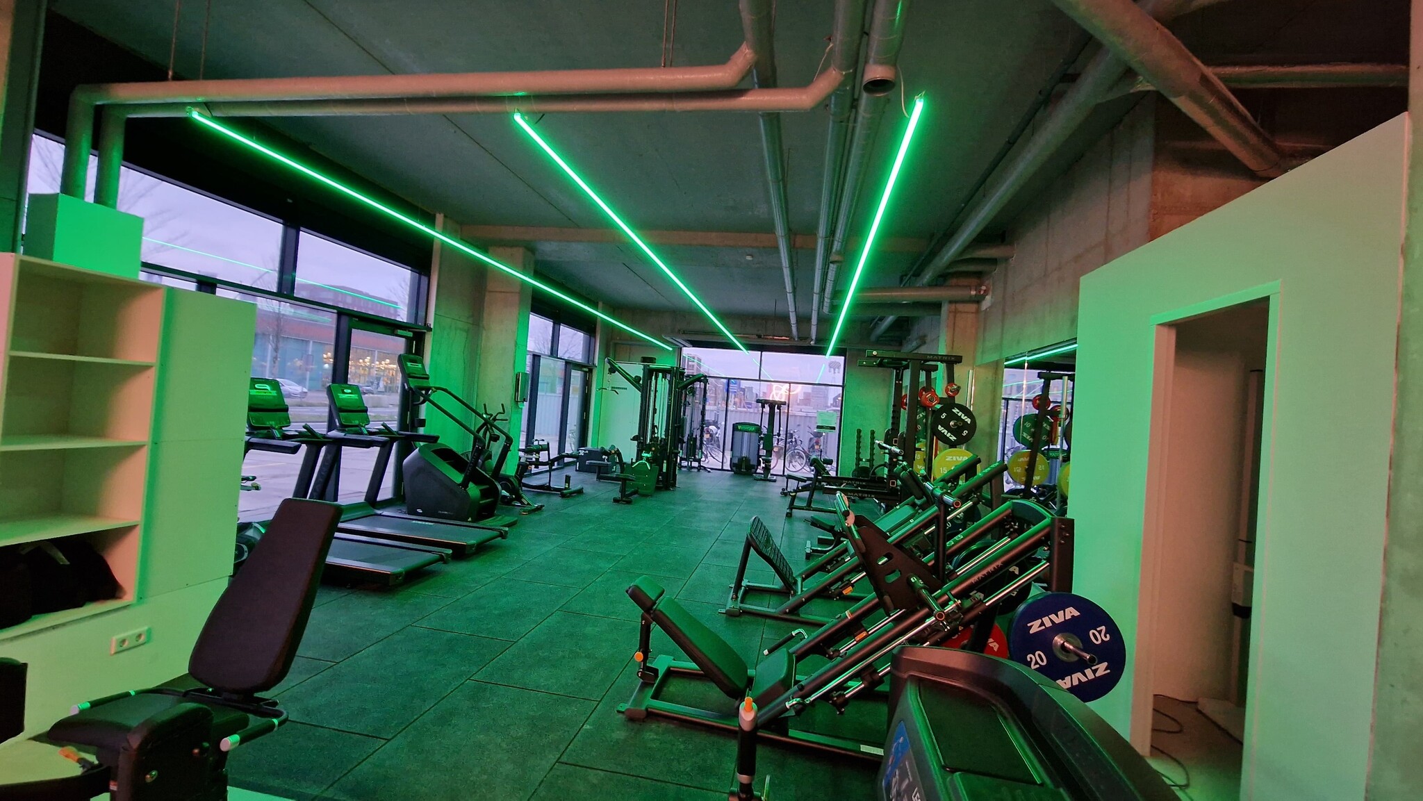 Inspiratie sportschool led verlichting idee