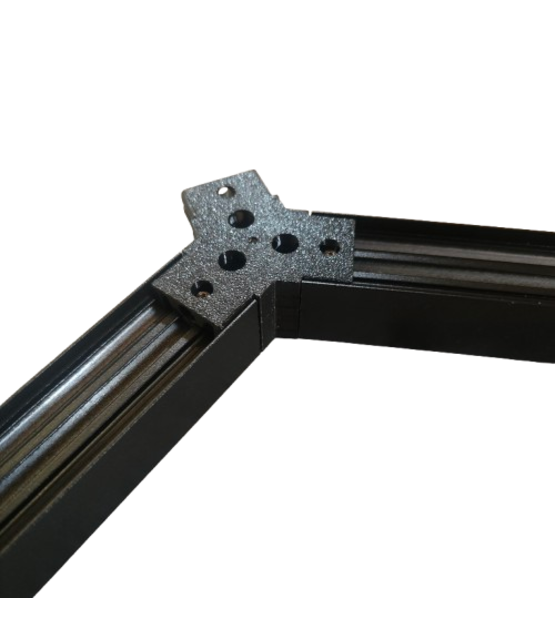 LED profiel honingraat Y verbinder XL306ZWART serie verbindingsstuk - inclusief schroeven