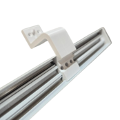 LED profiel montage beugel voor horizontale XL306WIT verbindingsstuk hoek - inclusief schroeven