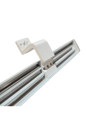 LED profiel montage beugel voor horizontale XL306WIT verbindingsstuk hoek - inclusief schroeven
