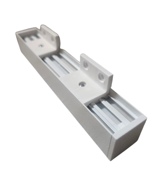 LED profiel wandmontage beugel voor horizontale XL306WIT - inclusief schroeven