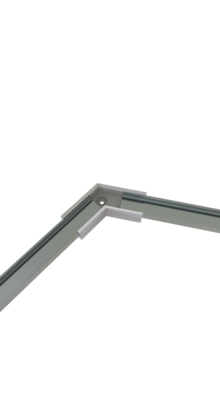 Hoek verbinder 120 graden voor LED profiel 301ALU