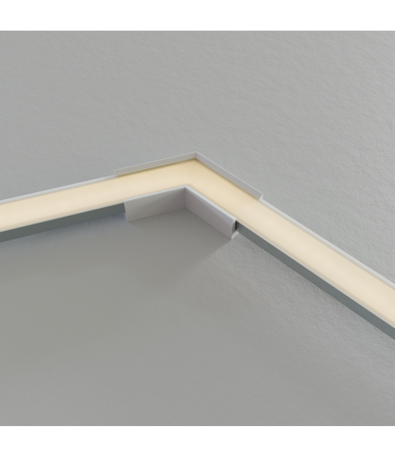 Hoek verbinder 120 graden voor LED profiel 301ALU