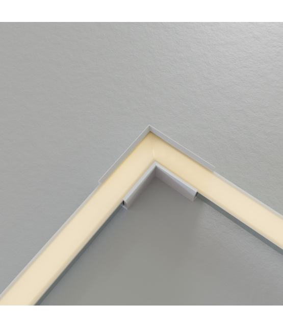 Hoek verbinder 90 graden voor LED profiel 301ALU