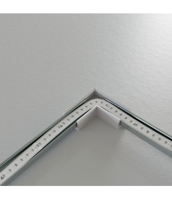 Hoek verbinder 90 graden voor LED profiel 301ALU