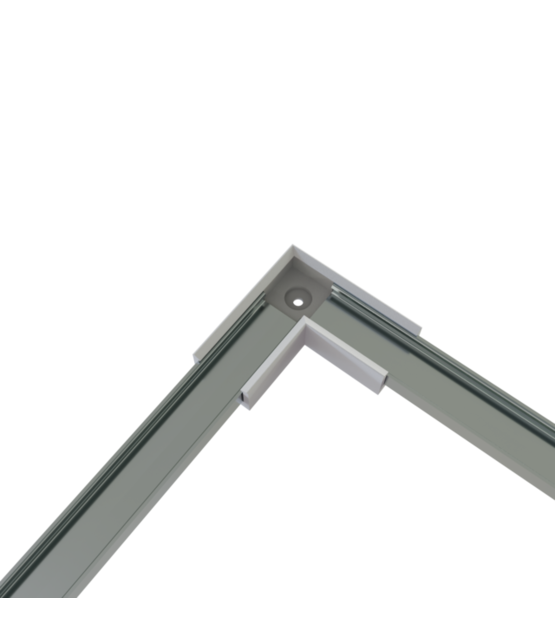 Hoek verbinder 90 graden voor LED profiel 301ALU