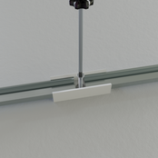 Rechte verbinder 180 graden voor LED profiel 301WIT