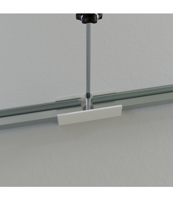 Rechte verbinder 180 graden voor LED profiel 301WIT