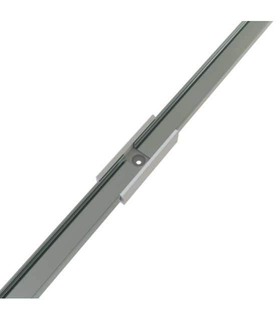 Rechte verbinder 180 graden voor Zwart LED profiel 301ZWART