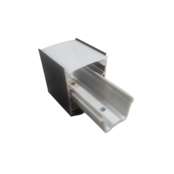 LED profiel verbinder recht voor LED profiel XL340ALU, XL340WIT, XL340ZWART