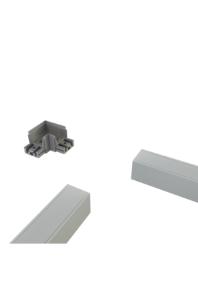 Hoekverbinder 90° voor LED profiel XL306ALU