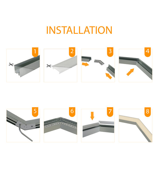 Connector 135° zwart voor LED profiel 318ZWART