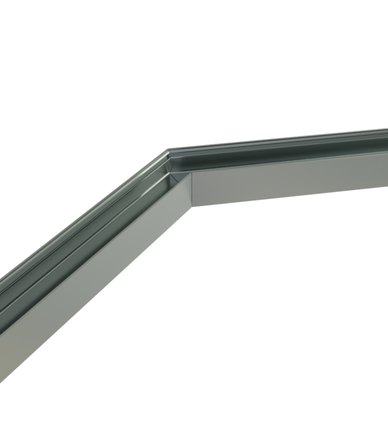 Connector 135° wit voor LED profiel 318WIT