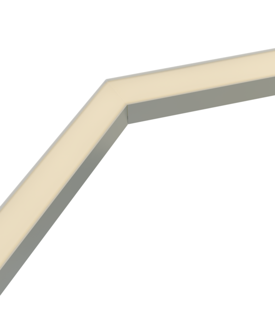 Connector 135° voor LED profiel 318ALU