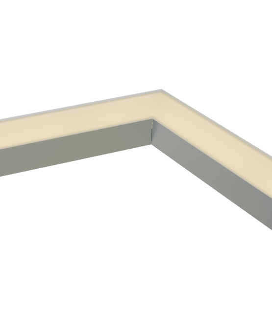 Connector 120° wit voor LED profiel 318WIT