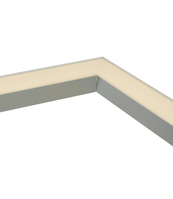 Connector 120° voor LED profiel 318ALU