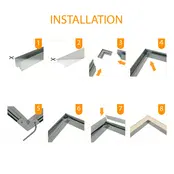 Connector 90° voor LED profiel 318ALU