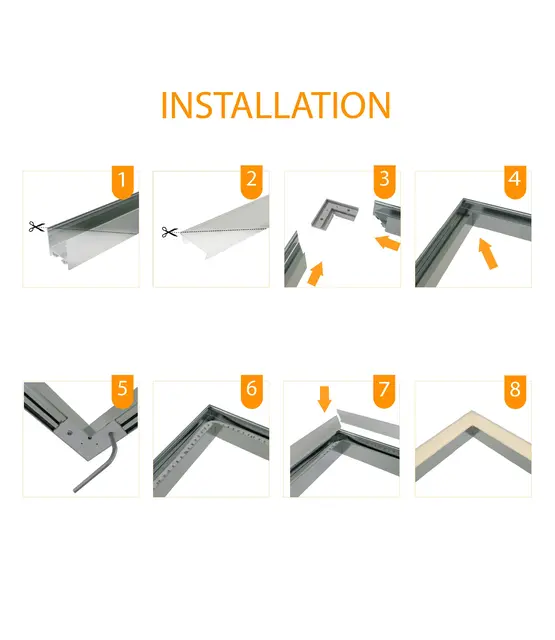 Connector 90° voor LED profiel 318ALU