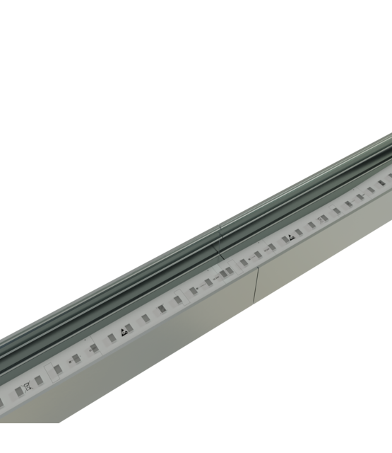 Connector 180° zwart voor LED profiel 318ZWART