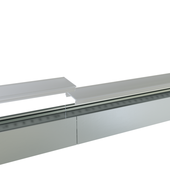 Connector 180° zwart voor LED profiel 318ZWART