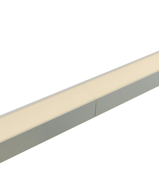Connector 180° zwart voor LED profiel 318ZWART