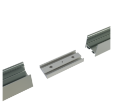 Connector 180° wit voor LED profiel 318WIT