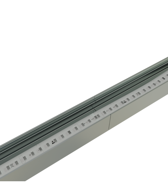 Connector 180° wit voor LED profiel 318WIT
