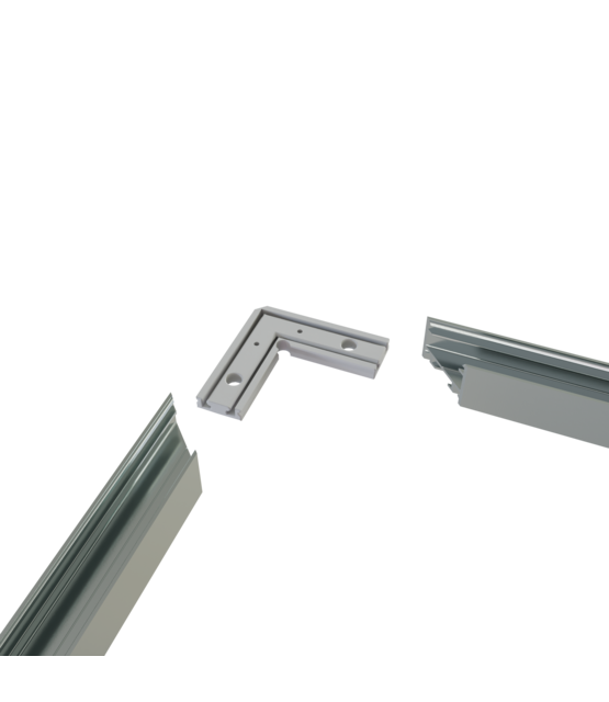 Hoekverbinder 90° wit voor LED profiel 302WIT