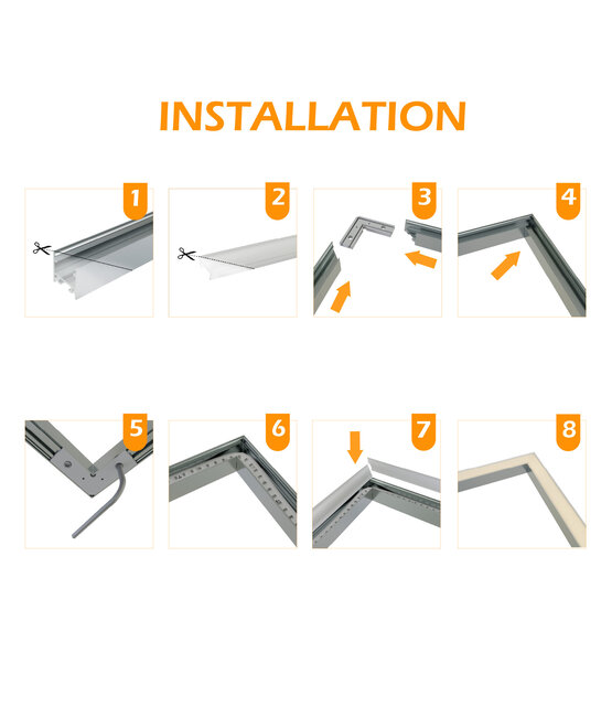 Hoekverbinder 90° wit voor LED profiel 302WIT