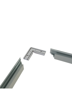 Hoekverbinder 90° alu voor LED profiel 302ALU