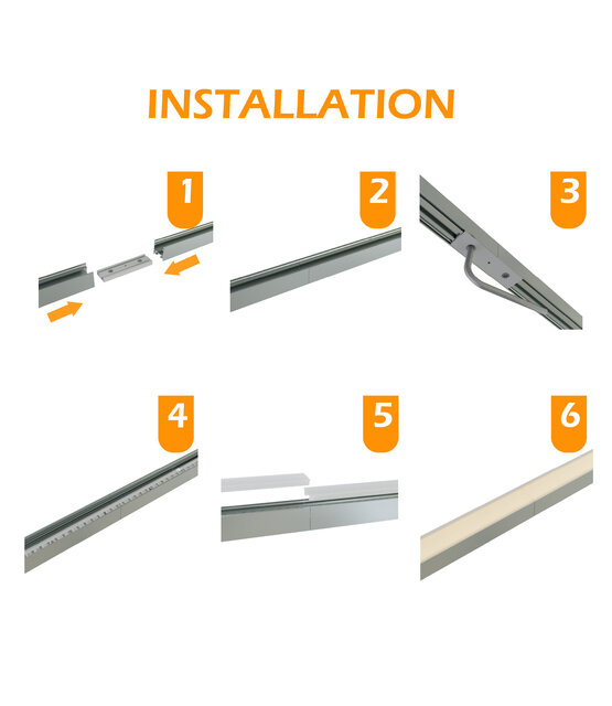Connector 180° wit voor LED profiel 302WIT