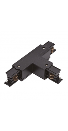 t stuk connector voor zwarte 3-fase rail rechts