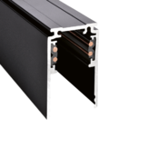 LED 48V Deep rails 100-300 cm - Zwart