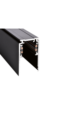 LED 48V Deep rails 100-300 cm - Zwart