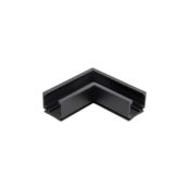 48V L Profiel Connector Plat Rechts - Zwart