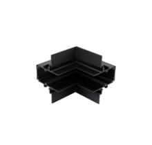 48V Inbouw L Profiel Connector Stereo - Zwart