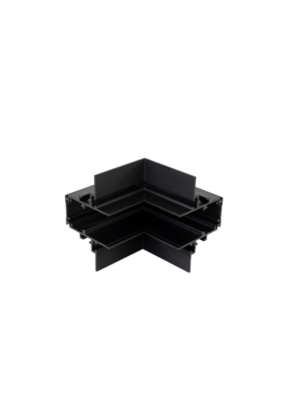 48V Inbouw L Profiel Connector Stereo - Zwart