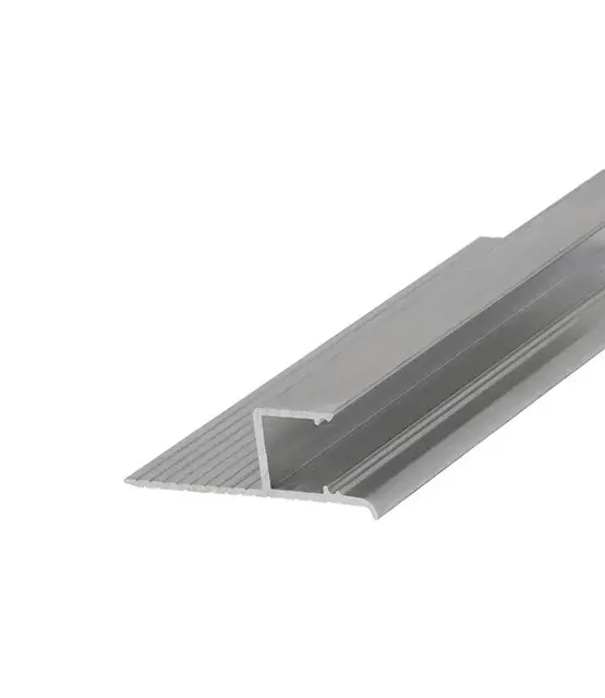 LED inbouw plintprofiel inclusief opaal klikafdekking 38.6 mm x 12,60 mm GIPS10ALU
