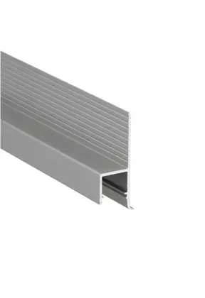 LED inbouw plintprofiel inclusief opaal klikafdekking 38.6 mm x 12,60 mm GIPS10ALU