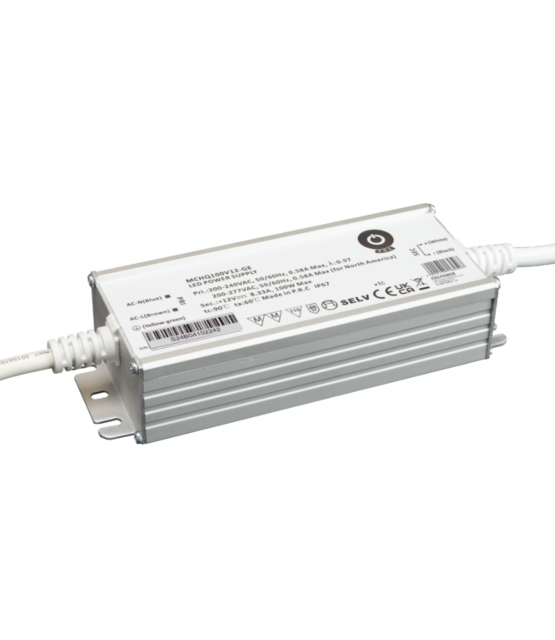 Waterdichte LED voeding 100W 48VDC 2.08A CV IP67 – MCHQ100V48-GE