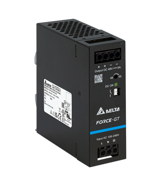 DIN Rail LED voeding 240 watt 24 volt 10 Ampère – IP20 - DRF-24V240W1GBA