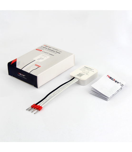 Draadloze 1 zone dimmer met Push Dimmer 2,4GHz  Single Color/Dual White/RGB/RGBW/RGBWW/RGBCCT - PUSH2